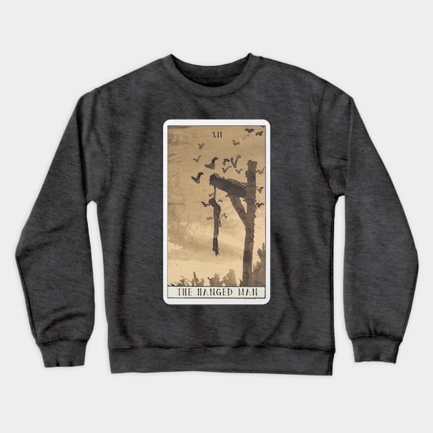 the hanged man - xii tarot card Crewneck Sweatshirt by pripple